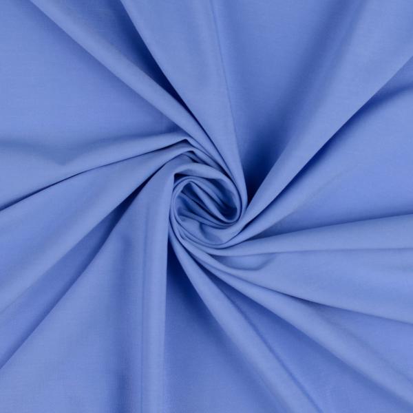 Viskose Stretch Popeline - hellblau